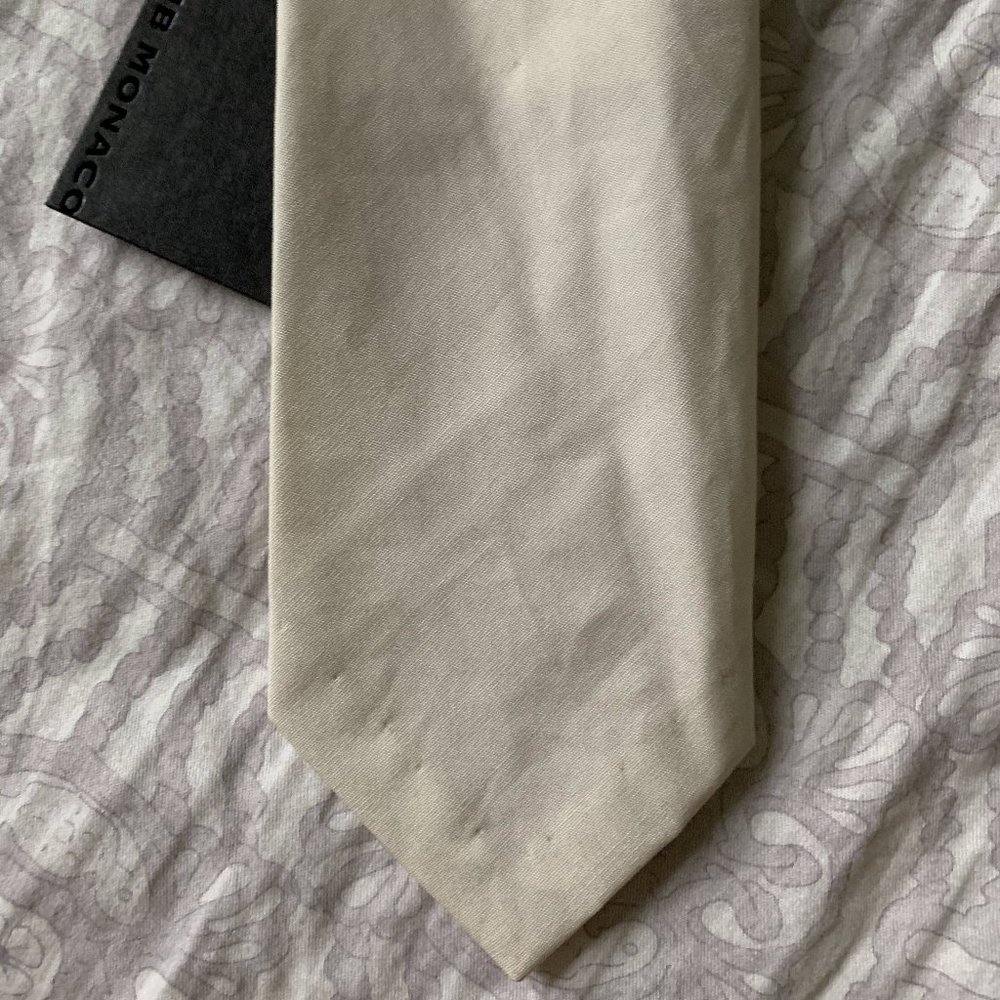 Club Monaco Ivory Cotton Tie $89.50